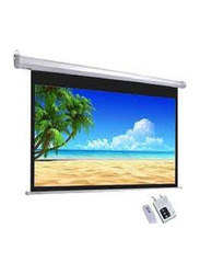 I-View 120-inch Electrical Projector Screen with Remote, White