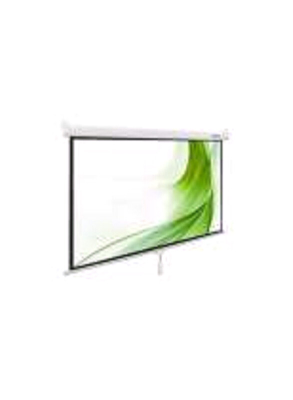 

I-View I View 120-Inch Manual Projector Screen, White