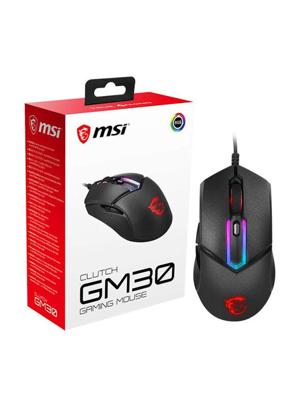 

Generic MSI GM30 Wired RBG Gaming Mouse, Black