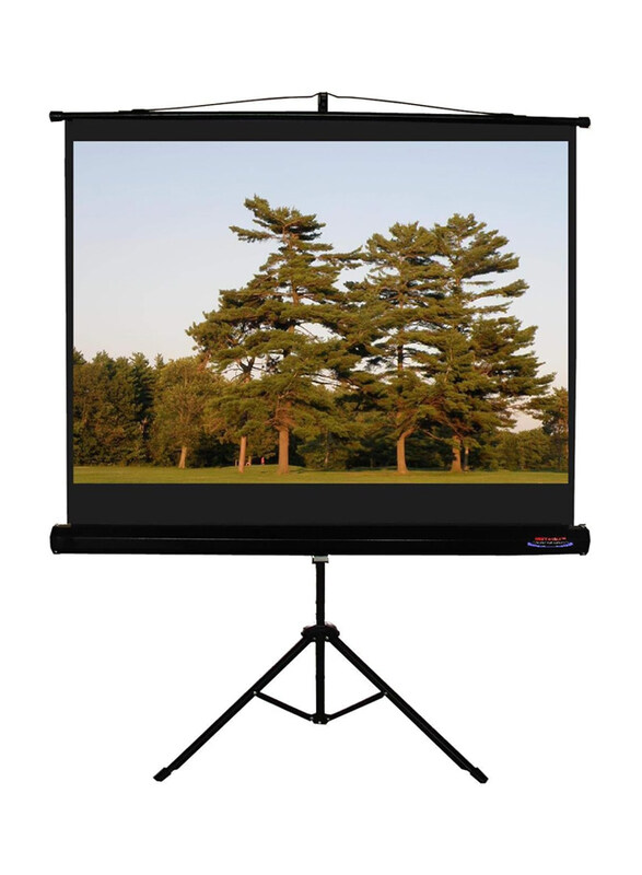 

I-View Portable Tripod Projection Screen, Black/White
