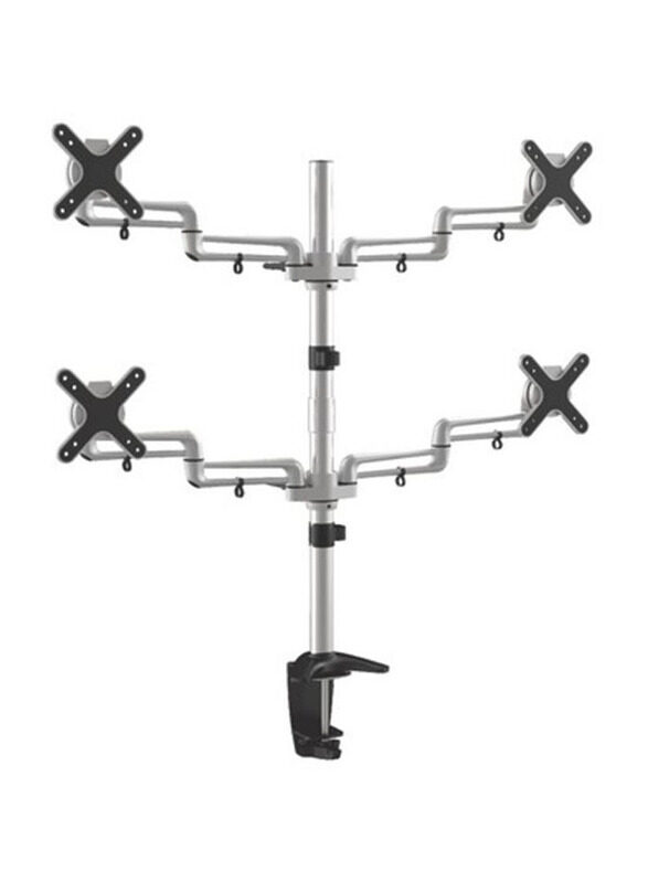 

Universal I-View ET01-C048 Clamp Type Four Monitor Desktop Stand, Black