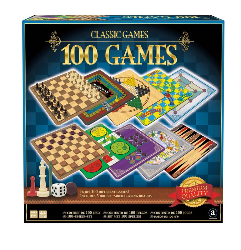 Classic Board Games for Families - Bundle with 100 Board Games