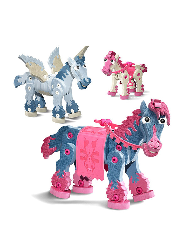 

Bloco Horses and Unicorns Building Set, 418 Pieces, Multicolor, Ages 6+