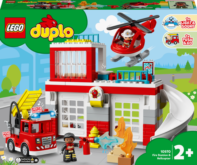 

LEGO 10970 Fire Station & Helicopter