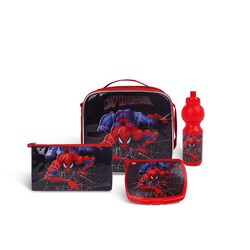 MARVEL SPIDER-MAN BLACK  5IN1 TROLLEY BOX SET 18"