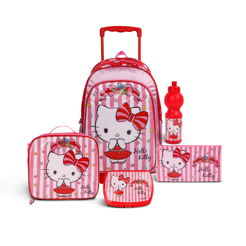 SANRIO HELLO KITTY  5IN1 TROLLEY BOX SET 18"