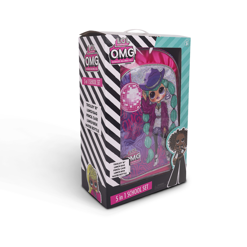 MGA LOL-OMG 5IN1 TROLLEY BOX SET 18"