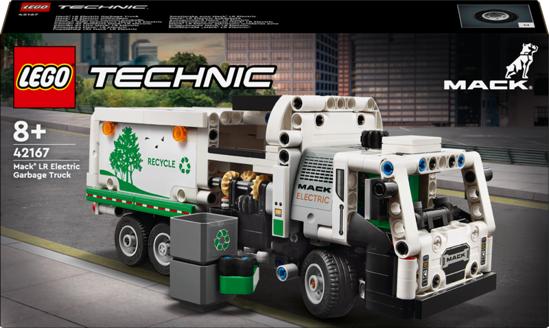 

Lego 42167 Mack LR Electric Garbage Truck