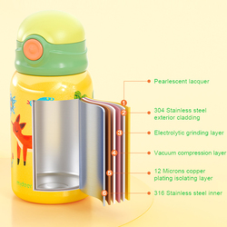 Vacuum Insulated Bottle - Litte Fox - 450ML