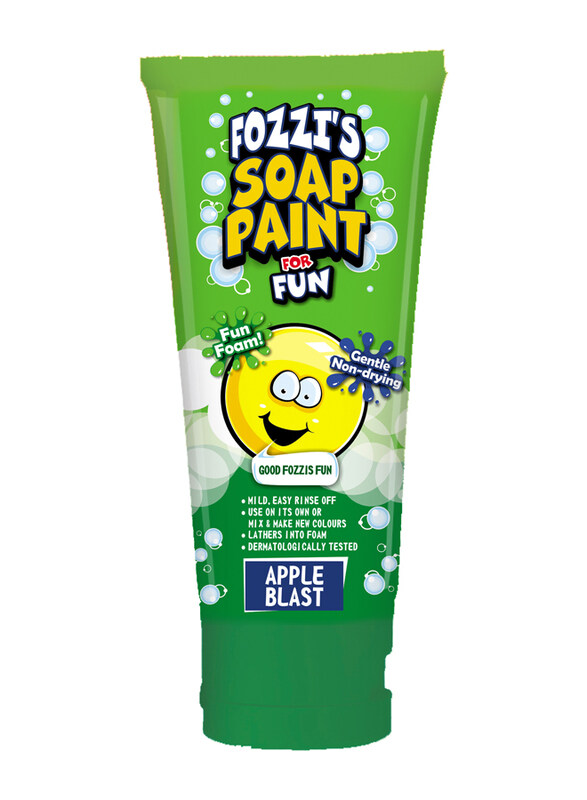 

Fozzis Apple Blast Bath Soap Paint, 100ml, Green