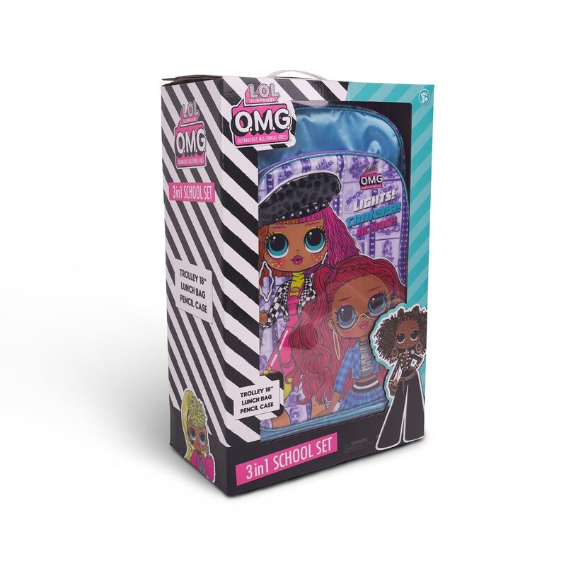 MGA LOL-OMG QUEENS 3N1 TROLLEY BOX SET 18"