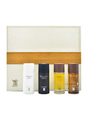 Arabian Oud 4-Piece Woody Collection Perfume Set Unisex, Blanc (White) 50ml EDP, Black 50ml EDP, Intense 50ml EDP, Wooden 50ml EDP