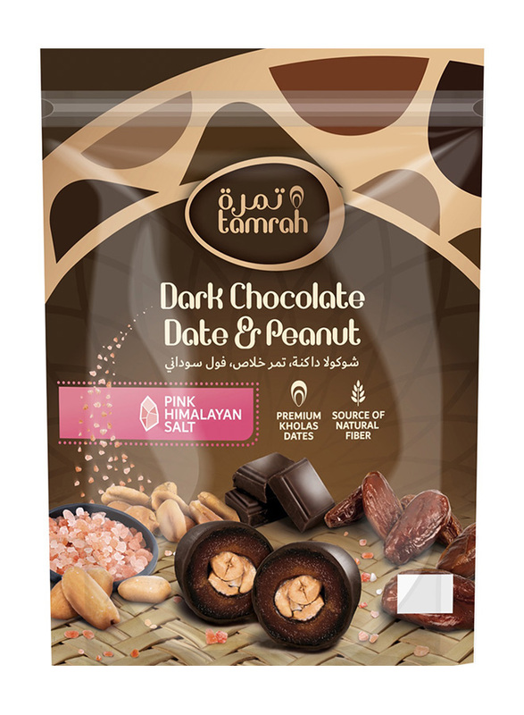 Tamrah Dark Chocolate with Date and Peanut Bag, 500g