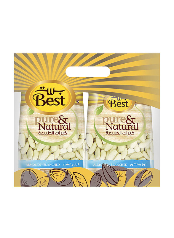 Best Pure & Natural Blanched Almond Twin Pack, 325g