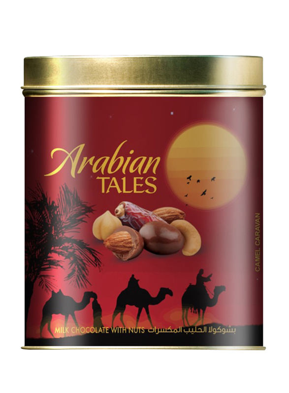 Arabian Tales Camel Caravan Milk Chocolate with Nuts, 200g