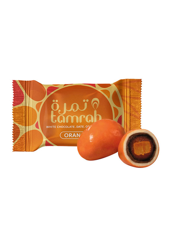 Tamrah Date with Orange Slice Covered with Orange Chocolate Zipper Bag, 100g