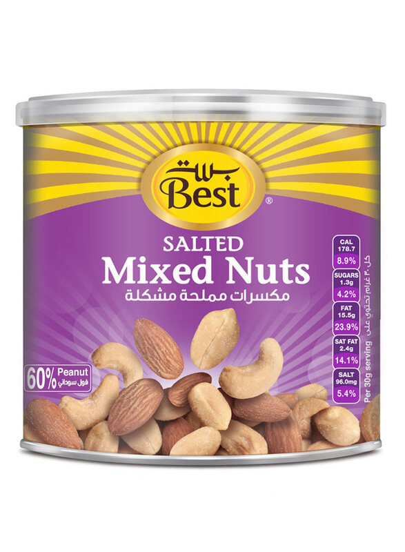 

Best Salted Mixed Nuts Can, 300g