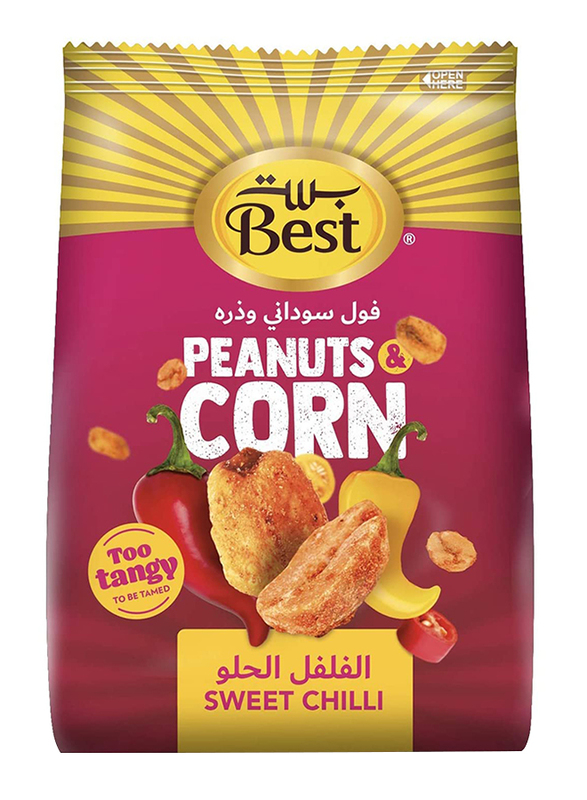 Best Sweet Chilli Peanuts & Corn Bag, 150g