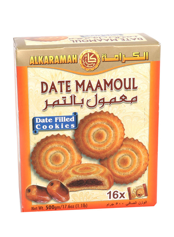 Al Karamah Date Maamoul Box, 16 Pieces x 30g