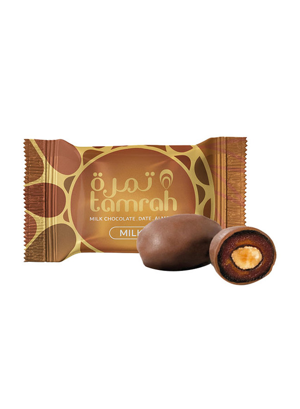 Tamrah Date with Almond Covered Milk Chocolate Stand Box, 400g