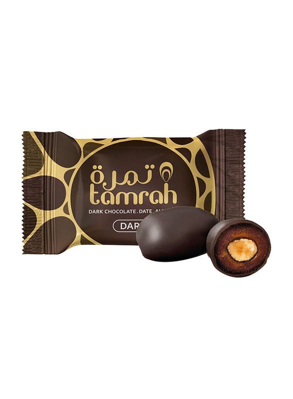 Tamrah Date with Almond Covered with Dark Chocolate Gift Box, 90g