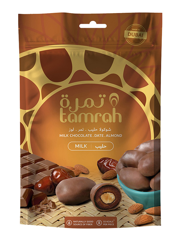 Tamrah Milk Chocolate Covered Date with Almond, 500g