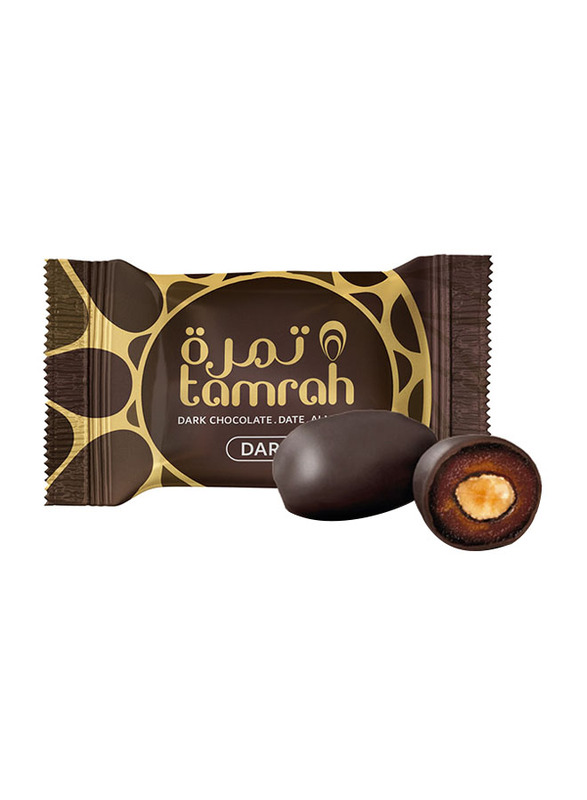 Tamrah Date with Almond Covered with Dark Chocolate Window Box, 200g