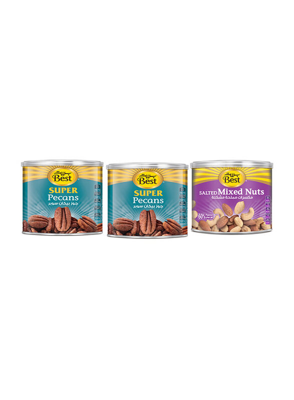 

Tamrah Best Pecan Can 2 x 110g, with Classic Mixnut Can 110g