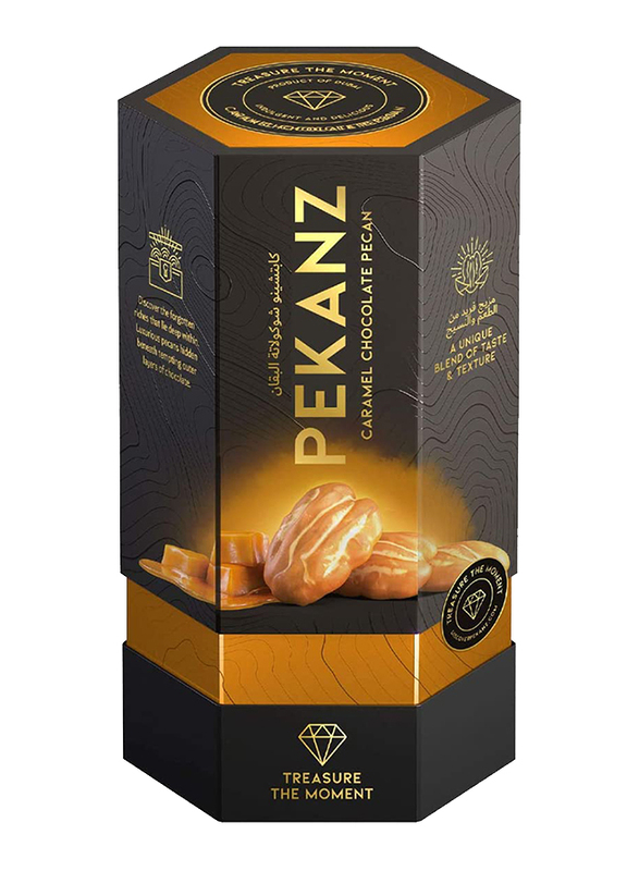 Pekanz Pecan Coated with Caramel Chocolate Box, 150g