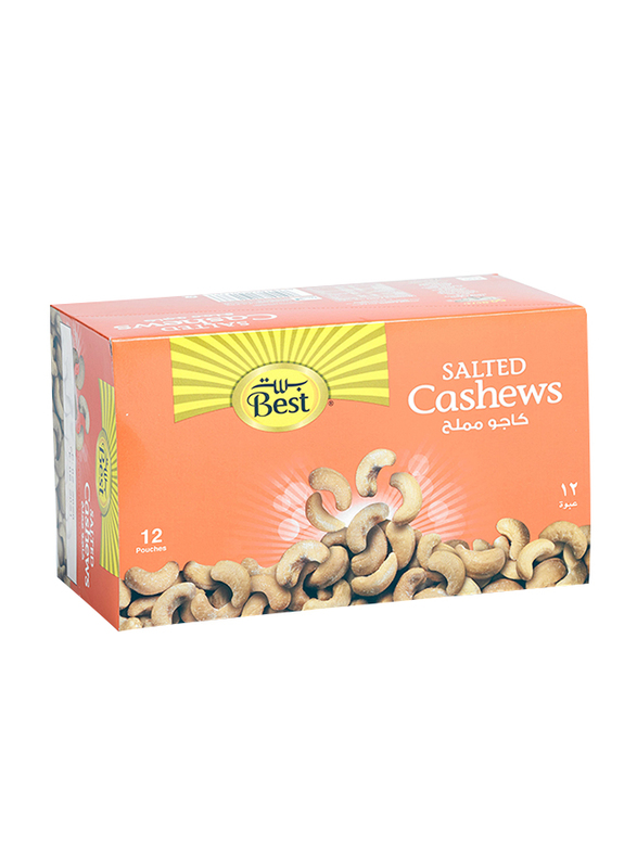 

Best Salted Flavored Cashew, 12 Pouches x 30g