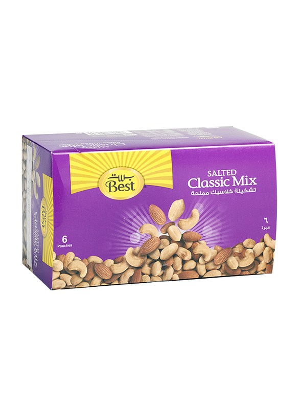 Best Salted Classic Mix Nuts, 6 Pouches x 50g