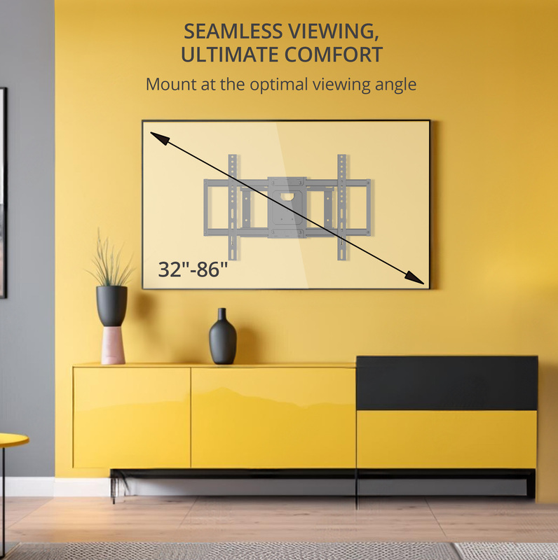 BPX3286 Full Motion TV Mount: Versatile Solution for Screens 32"-86"