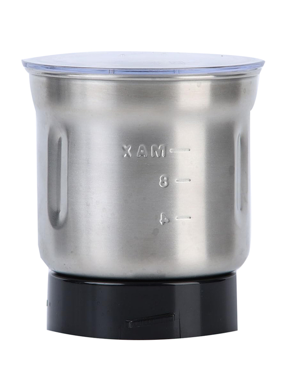 Nobel Portable Dry Coffee Grinder, 200W, NB805, Silver/Black
