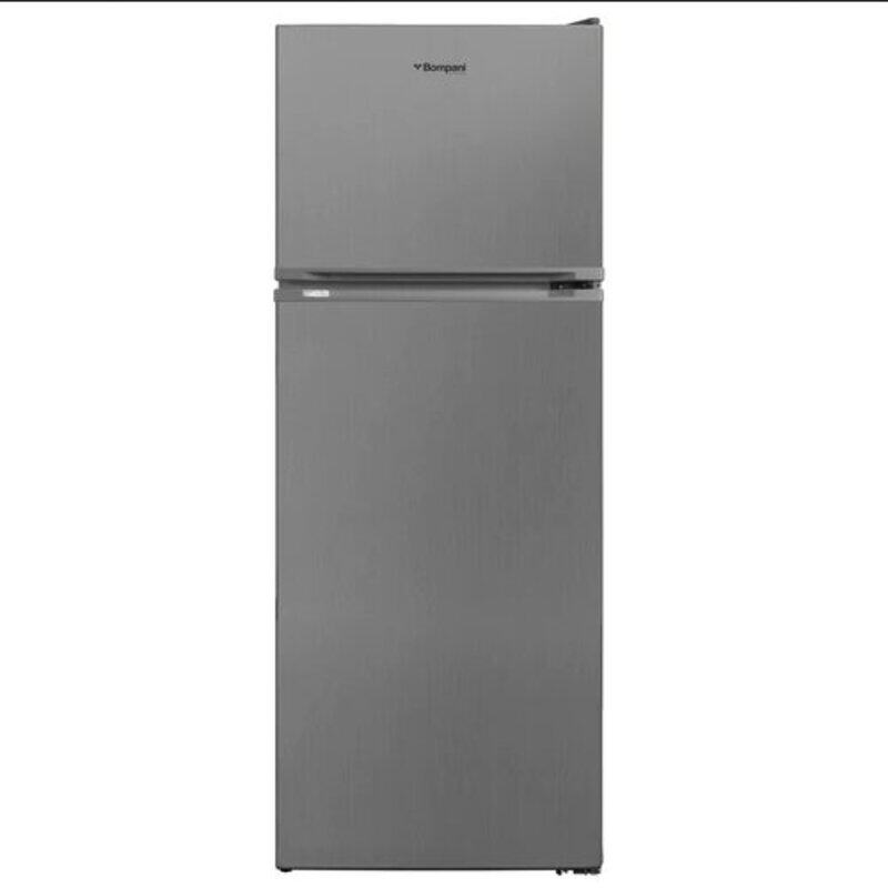

Bompani 400L Top Mount Double Door Refrigerator, BR400SS, Silver