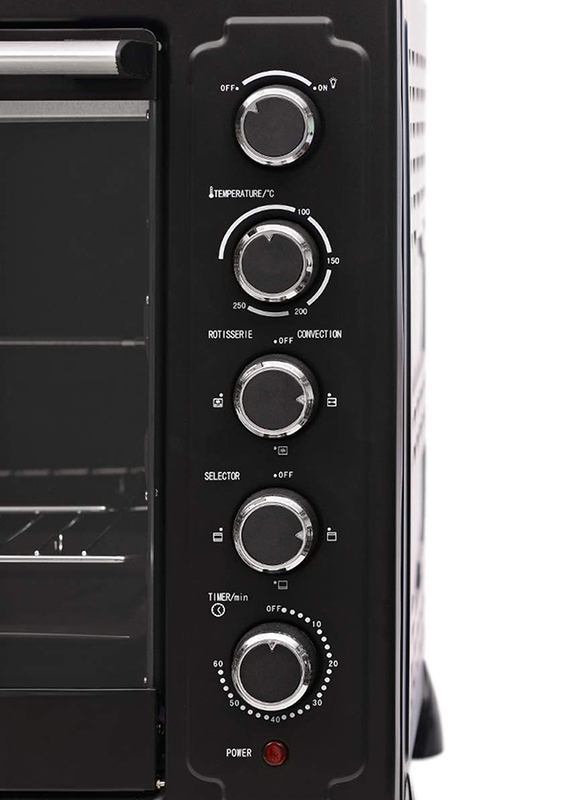 Bompani 120L Grill Convection Rotisserie Self Clean Electric Oven, BEO120, Black