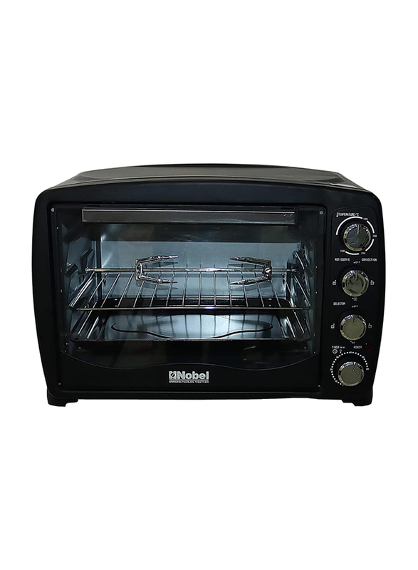 

Nobel 45L Electric Oven with 4 Knob Control, 1500W, NEO45, Black