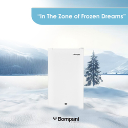 Bompani 146 Litres Single Door Refrigerator, BR146, White