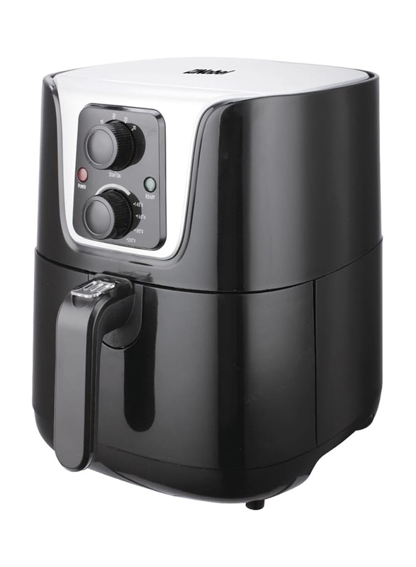 Nobel 4L Air Fryer with Detachable Non-Stick Drawer & Frying Basket & LED Light, 1300W, NAF4000, Black