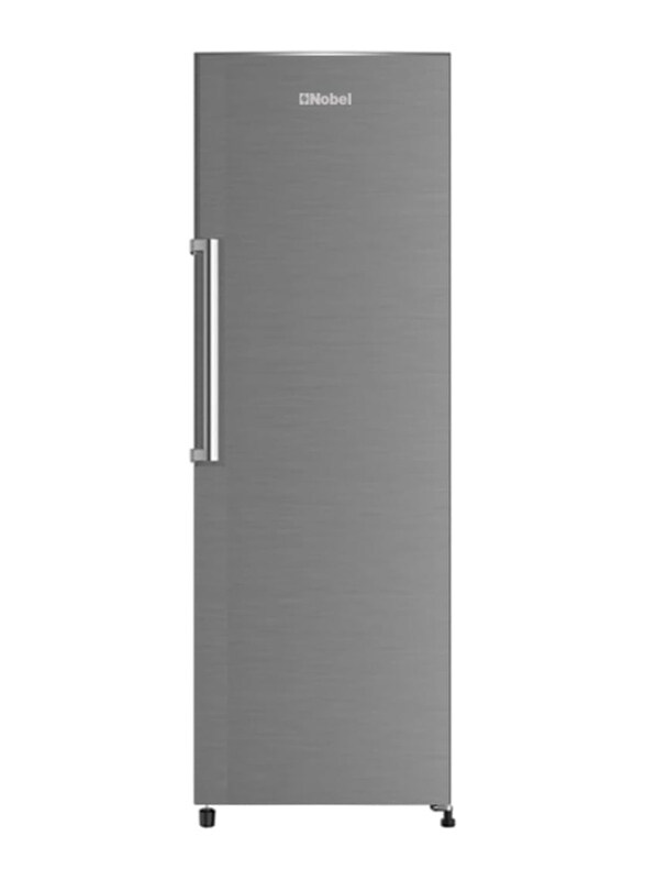 

Nobel R600A Single Door Upright Freezer Defrost 7 Drawers Ice Box Lock & Key, 1000L, NUF350, Silver