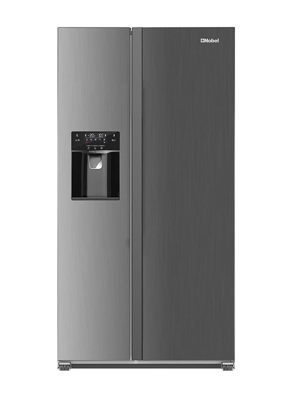 

Nobel 547L Side By Side Refrigerators, NR800SIM, Dark Grey