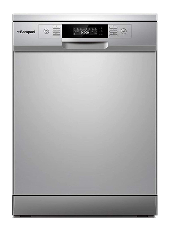 

Bompani 12 Place Settings 5 Programs Dishwasher, 1900W, BO5011, Silver