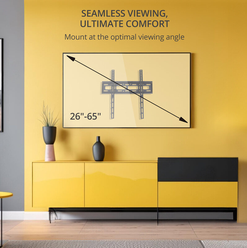 BPF2665 Fixed TV Mount: Reliable Solution for Screens 26"-65"