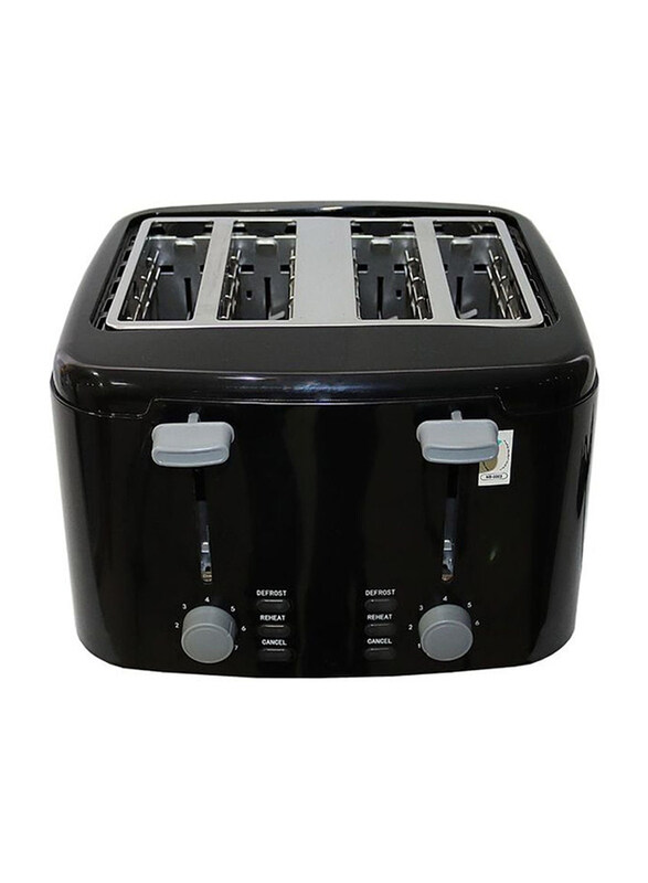 

Nobel 4 Slice Short Toaster, 1750W, NST4, Black