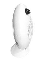 Nobel Fan Heater with Thermostat Control and Overheat Protection with Copper Motor, 2000W, NFH100, White