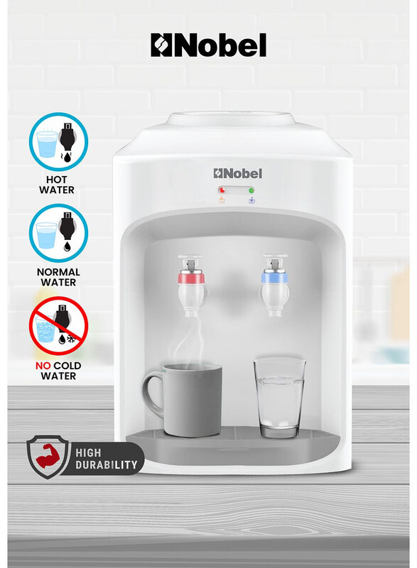 

Nobel 4L Table Top Water Dispenser, NWD565, White