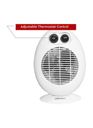 Nobel Fan Heater with Thermostat Control and Overheat Protection with Copper Motor, 2000W, NFH100, White