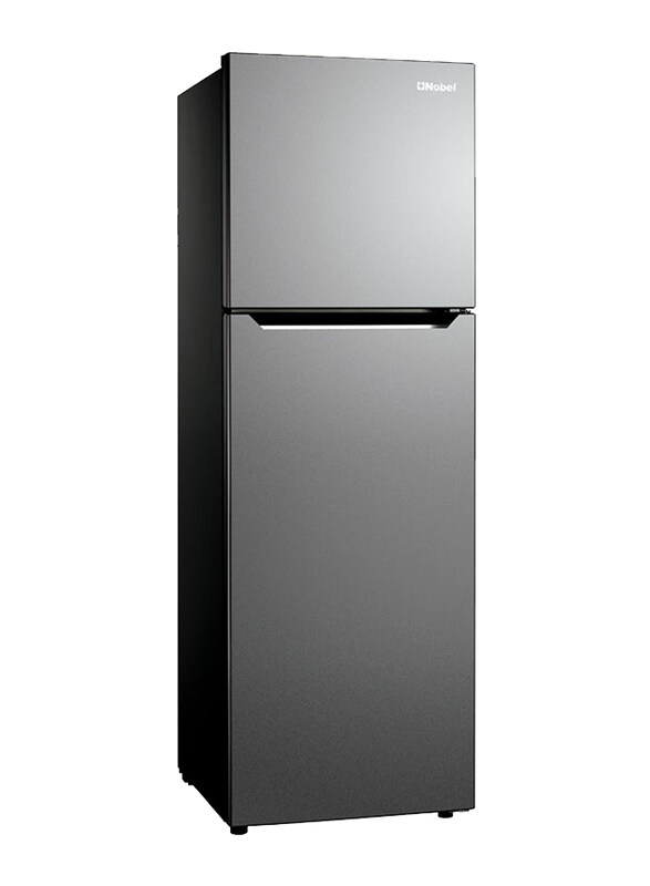 

Nobel 243L Double Door Refrigerators, NR300NFI, Dark Silver