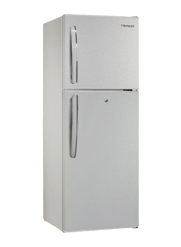 Bompani 180L Top-Mounted Refrigerator with Manual Control, BR180SDN, Silver