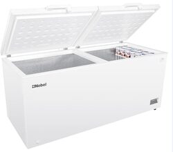 Nobel Double Door Chest Freezer, 900L Gross / 708L Net Capacity, NCF900 White