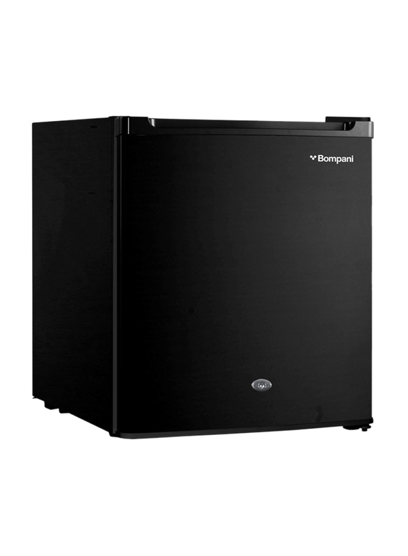 Bompani 64L Defrost Recessed Handle R600A Inside Condenser Single Door Refrigerator, BR64B, Black